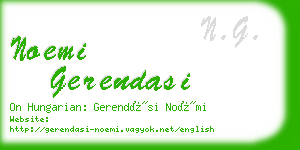 noemi gerendasi business card